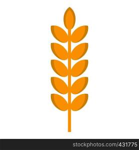 Grain spike icon flat isolated on white background vector illustration. Grain spike icon isolated