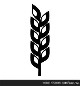 Grain spike icon. Simple illustration of grain spike vector icon for web. Grain spike icon, simple style