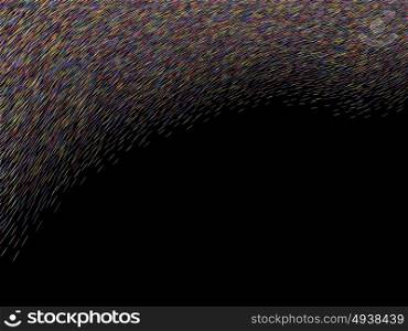 grain texture, vector abstract illustration. Abstract background, optical illusion of gradient effect. Stipple effect. Rhythmic colorful noise particles. Grain texture