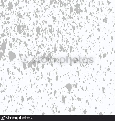 Grainy grunge abstract texture on white background. Vector splatter of calligraphy ink in on gray background. Gray ink blow explosion on white background. Paint spray, drop. Vector.