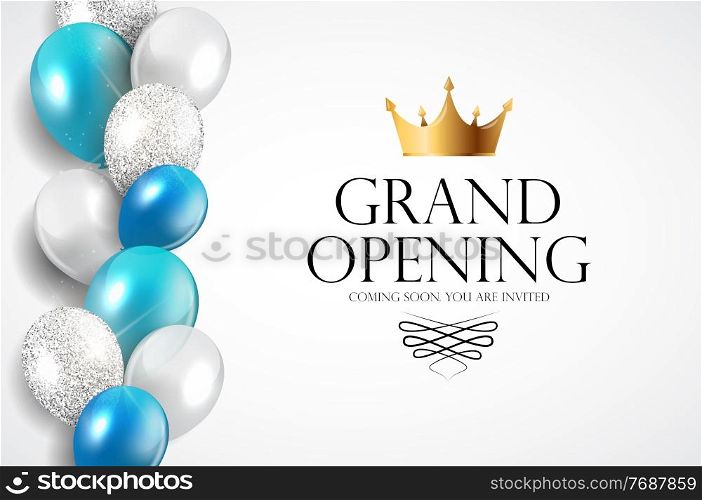 Grand Opening Luxury Invitation Banner Background. Vector Illustration EPS10. Grand Opening Luxury Invitation Banner Background. Vector Illustration