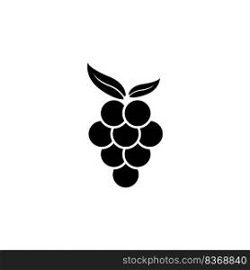 grape fruit icon vector illustration logo design