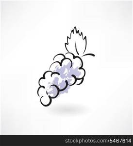 grape grunge icon