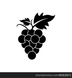 Grape icon vector illustration logo design