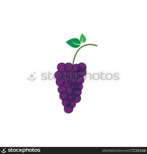 grape logo template vector design