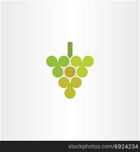 grape logo vector symbol element