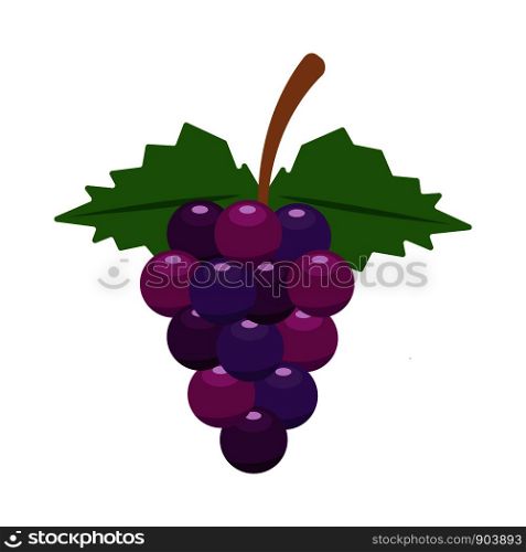 grapes - fruit icon vector design template