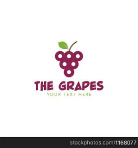 Grapes graphic design template vector isolated illustration