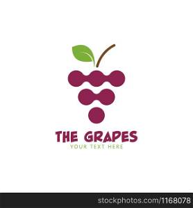 Grapes graphic design template vector isolated illustration