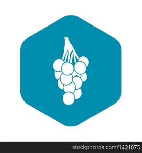 Grapes icon. Simple illustration of grapes vector icon for web. Grapes icon, simple style