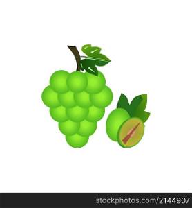 grapes icon vector design templates white on background