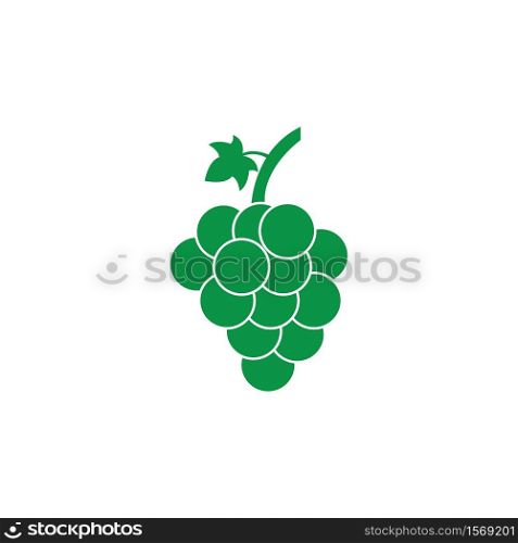 Grapes icon vector illustration design template