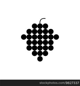 grapes icon vector template illustration logo design
