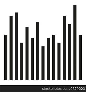 Graph bar graph icon isolated minimal single. application and infographic icon. Vector illustration. stock image. EPS 10.. Graph bar graph icon isolated minimal single. application and infographic icon. Vector illustration. stock image.