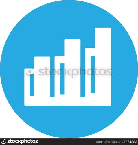 Graph chart icon sign design