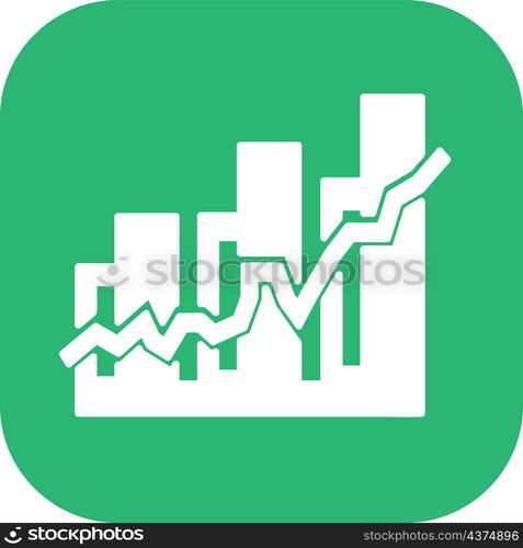 Graph chart icon sign design