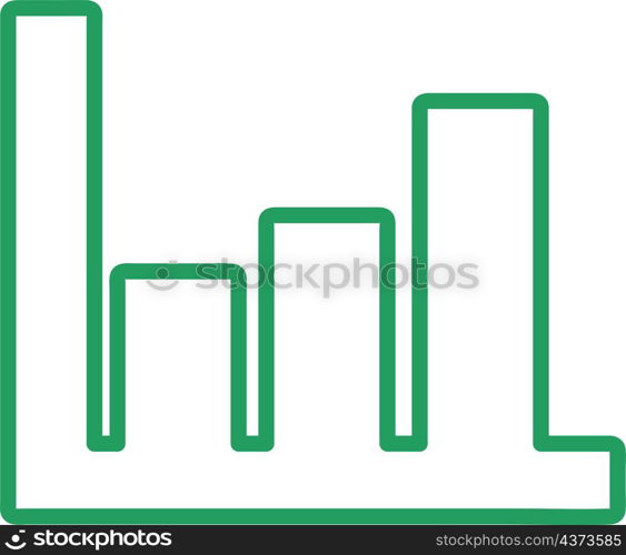 Graph chart icon sign symbol design