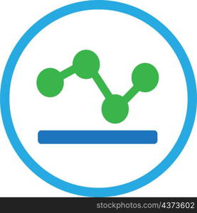 Graph chart icon sign symbol design