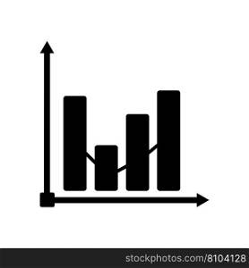 graph chart icon vector illustration logo design