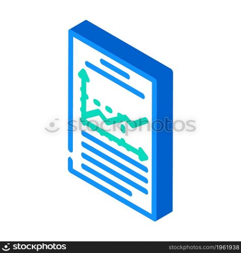 graph data science isometric icon vector. graph data science sign. isolated symbol illustration. graph data science isometric icon vector illustration