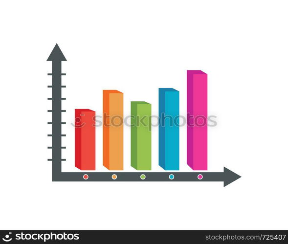 graph diagram information illustration vector design template