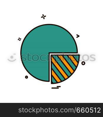 Graph icon design vector