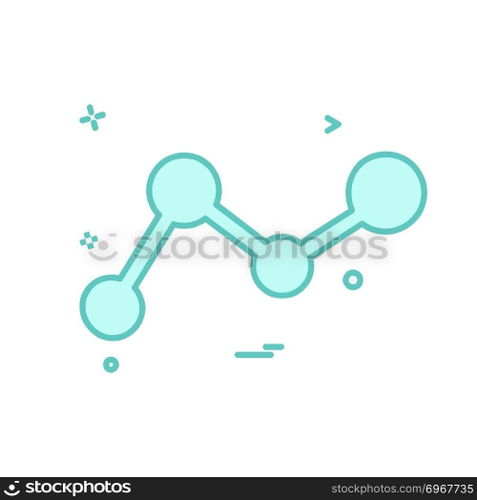 Graph icon design vector
