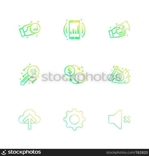 graph , mobile , money , crypto currency , upload , setting, mute  ,axe ,icon, vector, design,  flat,  collection, style, creative,  icons