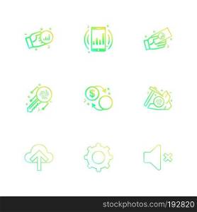 graph , mobile , money , crypto currency , upload , setting, mute  ,axe ,icon, vector, design,  flat,  collection, style, creative,  icons
