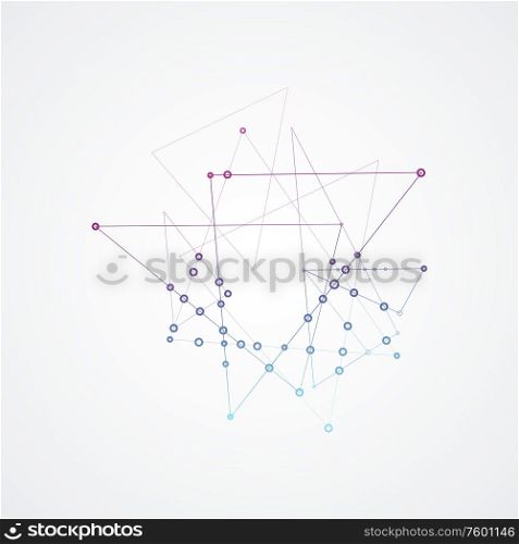 Graphic background molecule and communication with connection dots and lines.. Graphic background molecule and communication with connection dots and lines