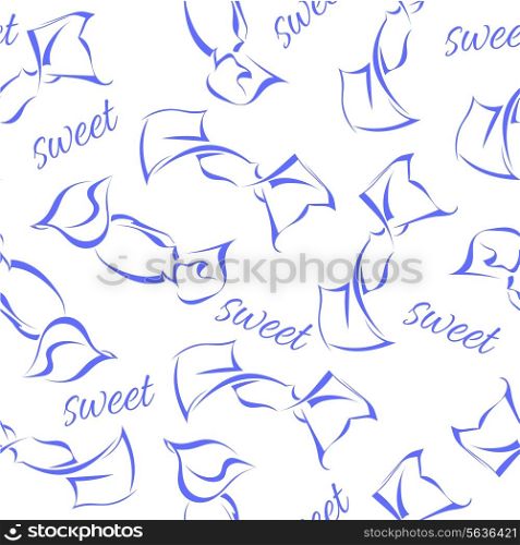 Graphic candy seamless pattern. vector illustration