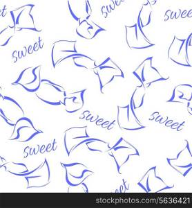Graphic candy seamless pattern. vector illustration