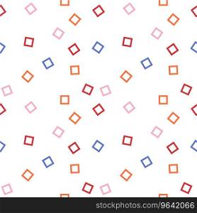Graphic color squares abstract background design Vector Image