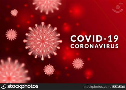 Graphic design of corona or covid-19 virus background - Microbiology And Virology Concept