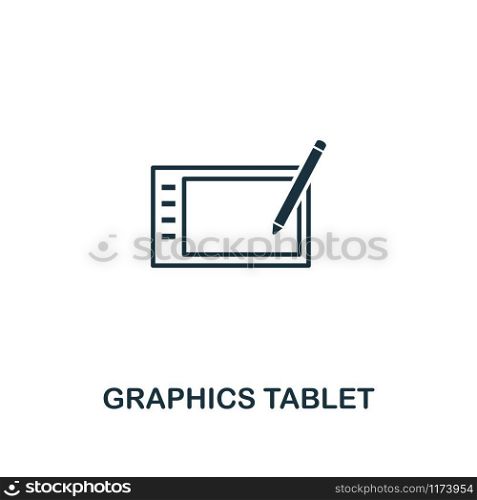 Graphics Tablet icon. Premium style design from design ui and ux collection. Pixel perfect graphics tablet icon for web design, apps, software, printing usage.. Graphics Tablet icon. Premium style design from design ui and ux icon collection. Pixel perfect Graphics Tablet icon for web design, apps, software, print usage