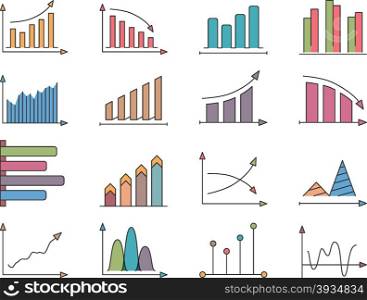 Graphs and Charts Icons