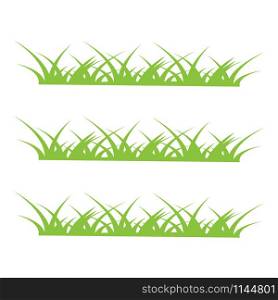 Grass icon design template vector graphic illustration. Grass icon design template vector illustration