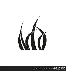 grass icon in a flat design in black color. Vector illustration. Stock image. EPS 10.. grass icon in a flat design in black color. Vector illustration. Stock image.