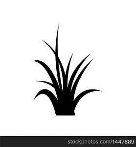 Grass icon isolated. Vector illustration