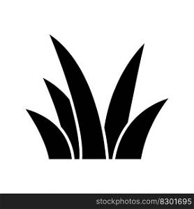 Grass icon vector on trendy design