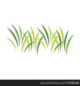 Grass ilustration logo vector design