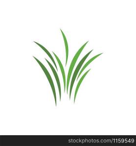 Grass ilustration logo vector design