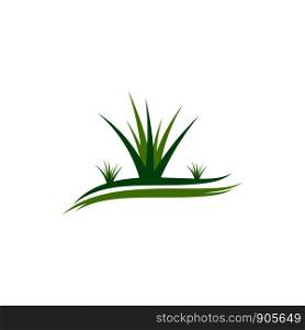 Grass logo template vector icon illustration design