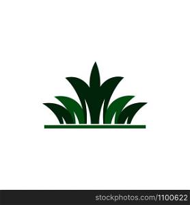 grass logo vector