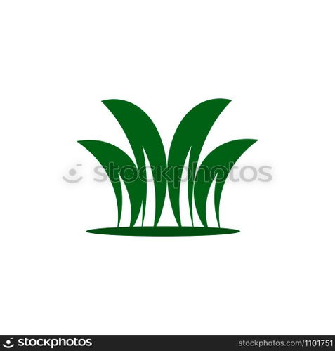 grass logo vector