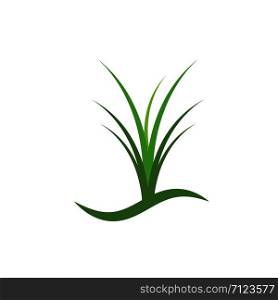 Grass logo vector template design
