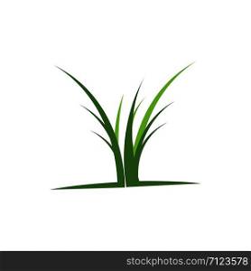 Grass logo vector template design