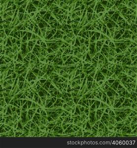 grass seamless pattern, realistic grass with natural colors, vector