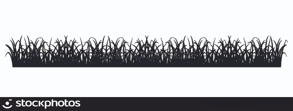 Grass silhouette - Design element. EPS10 vector.