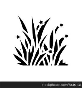 grass spring glyph icon vector. grass spring sign. isolated symbol illustration. grass spring glyph icon vector illustration